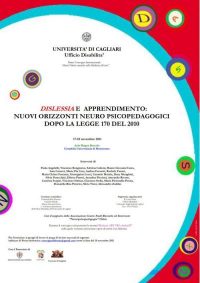 Convegno "Dislessia ed apprendimento: nuovi orizzonti neuropsicopedagogici dopo la legge 170"